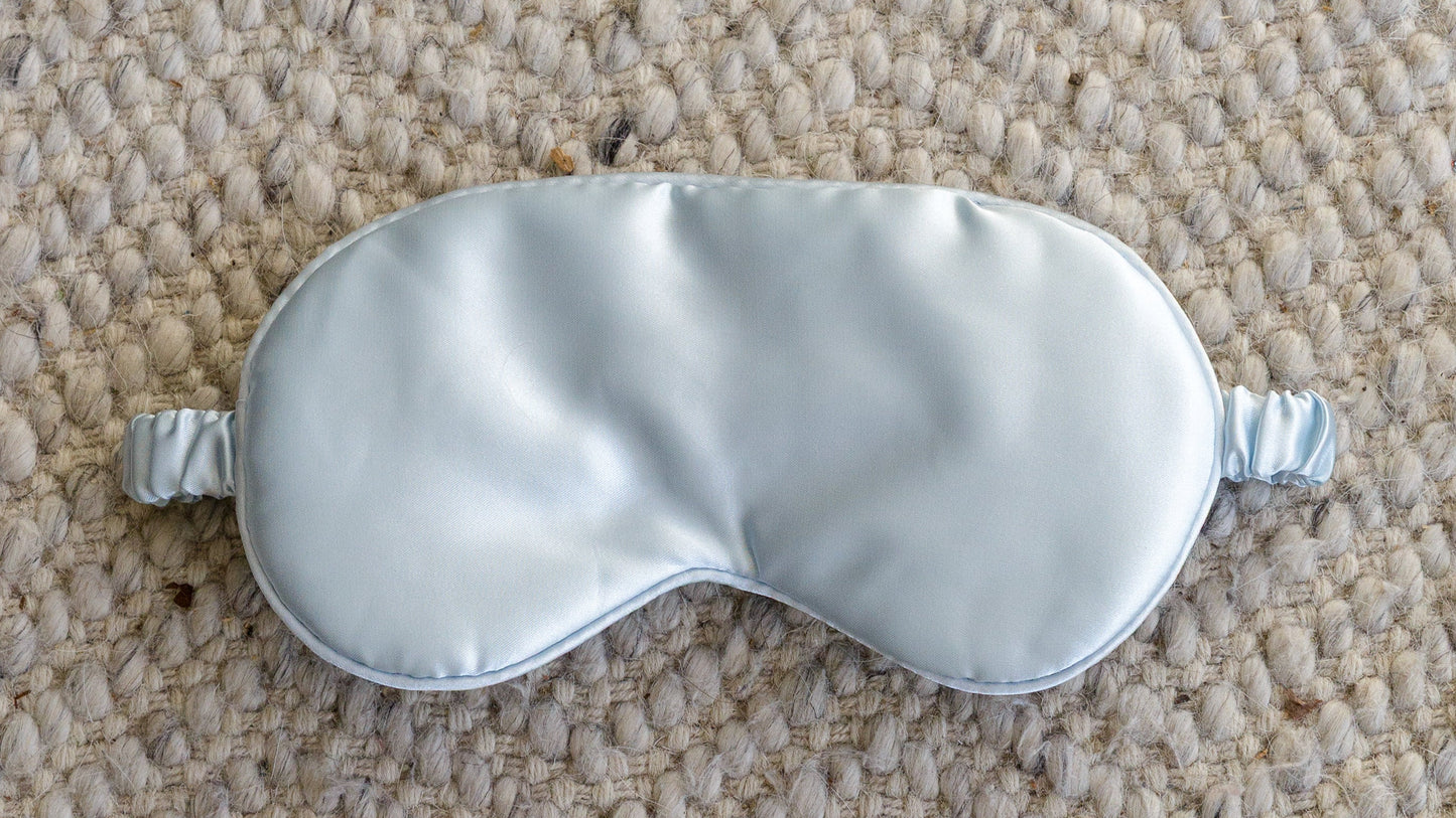 Antifaz de Satén Celeste