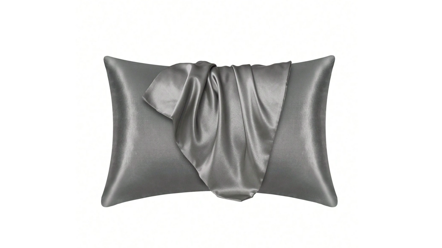 Funda Satén Gris Oscuro